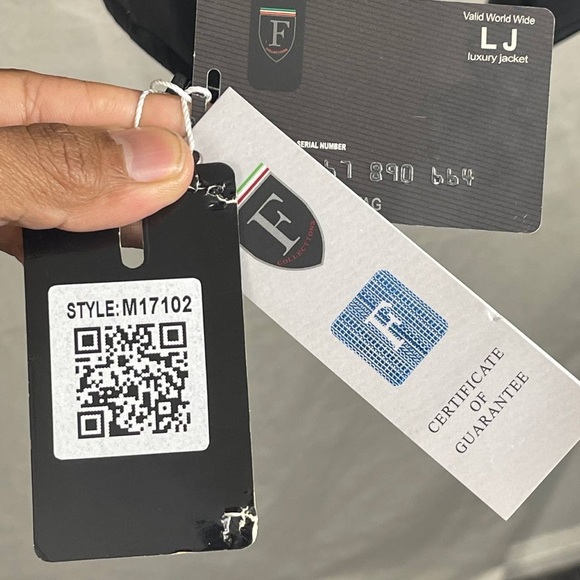 Leggi Tutto F Collection Biker Leather Jacket Men XXL Motorcyclist NWT Gorpcore - Picture 9 of 16